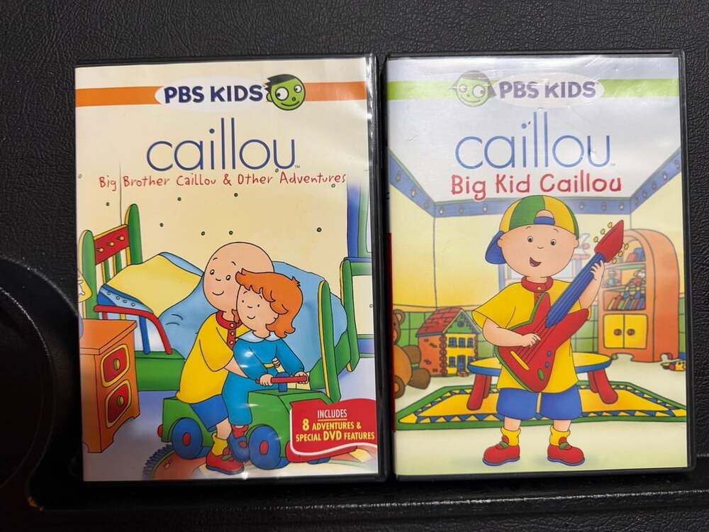 Caillou DVDS Big Brother Caillou & Other Adventures and Big Kid Caillou PBS Kids